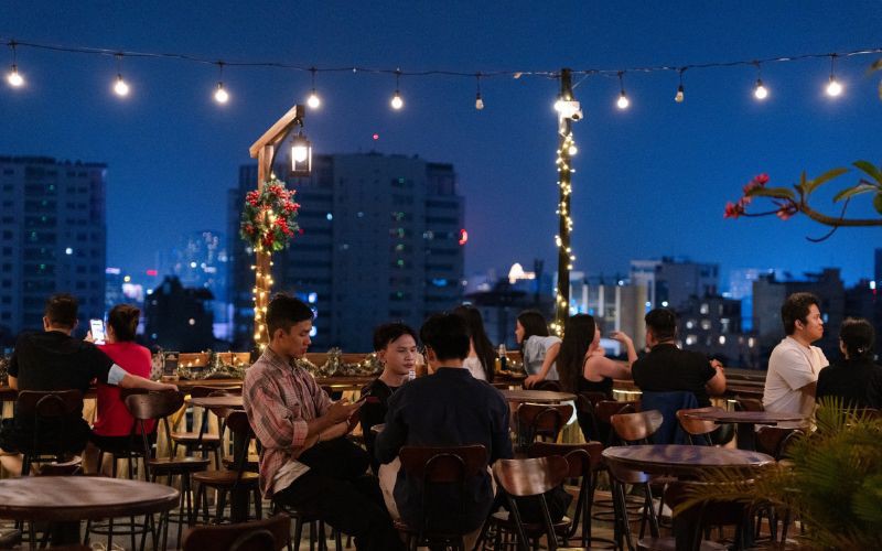 Lang Thang Rooftop với nhiều góc check-in độc đáo