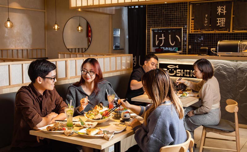 Nhà hàng Sushi Kei tại Landmark 81 với món sushi và sashimi tươi ngon