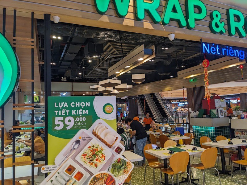 Tinh hoa ẩm thực Việt tại Wrap&Roll Aeon Mall Bình Tân